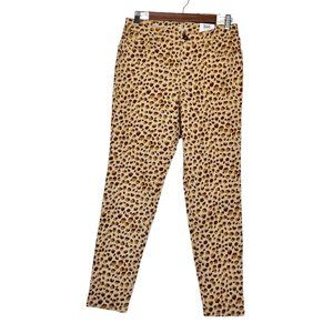 NWT Style & Co Skinny Curvy Fit Mid Rise Tummy Control Animal Print Jeans Size 4